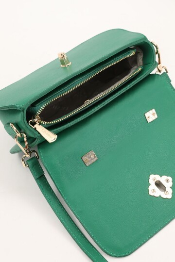 Yeşil Kadın El Ve Omuz Çantası 930180