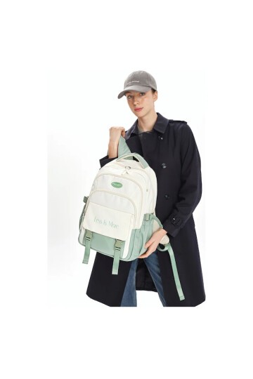 Yeşil  Unisex Okul Çantası 07PCT120-S