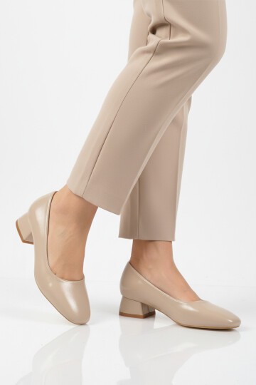 Bej Kadın Abiye Ayakkabı 593055 Z
