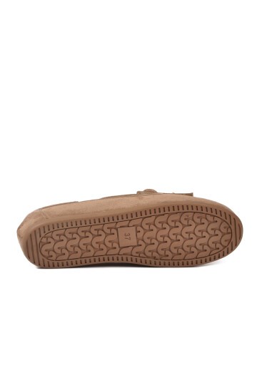 Bej Süet Kadın Babet 572488 Z