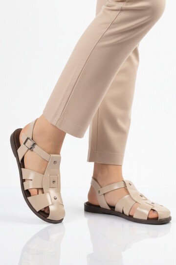 Bej Hafif Kadın Sandalet 335335 Z