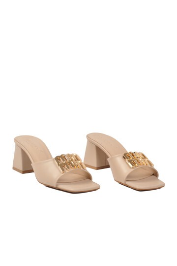 Bej Hafif Kadın Terlik 467060 Z