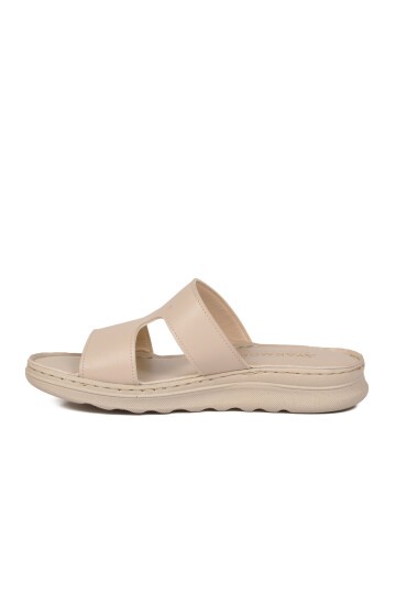 Bej Günlük Ve Yazlık Slip-on Kadın Terlik 673644 Z