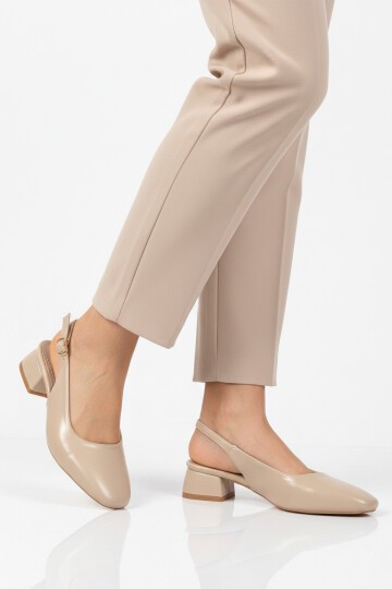 Bej Kadın Topuklu Ayakkabı 608422 Z
