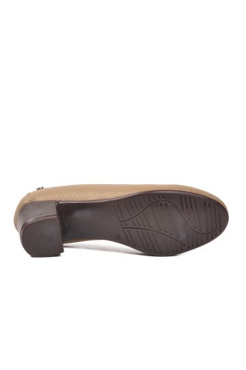 Bej Kadın Topuklu Ayakkabı PC-54940 Z