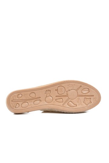 Bej Tekstil Kadın Terlik 473134 Z