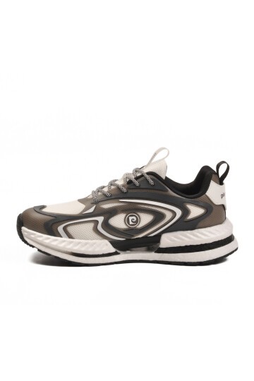 Beyaz-Füme Tekstil Erkek Spor Ayakkabı PCI-11616 M