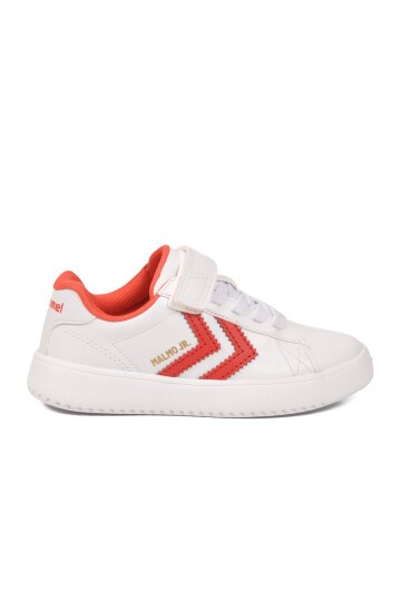 Beyaz-Kırmızı Rahat Taban Unisex Çocuk Spor Ayakkabı 900869 Hml Jr