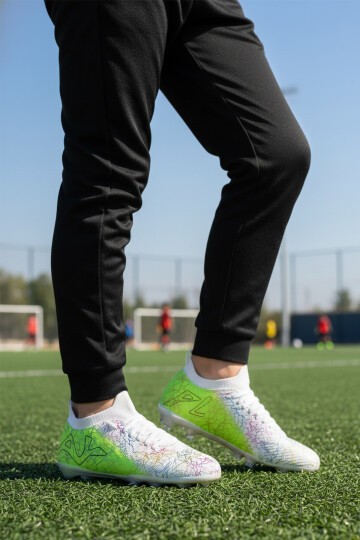 Beyaz-Neon Yeşil Unisex Krampon GK-252-153 G