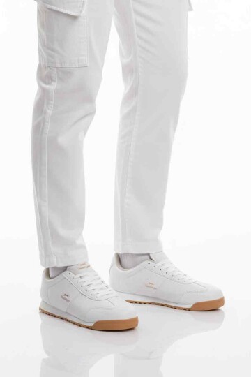 Beyaz Erkek Spor Ayakkabı Band M