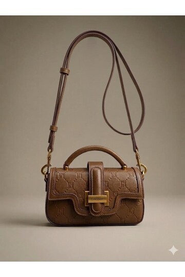 Levidor Camel Premium Kadın Omuz Çantası 930404