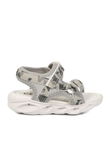 Gri Hafif ComfortSole TabanÇocuk Sandalet Sage B