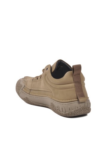 Haki Hakiki Deri Erkek Günlük Ayakkabı Marcomen 152-18549 M