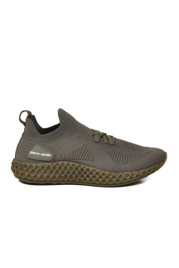 Haki Tekstil Hafif Hava Alabilir Unisex Spor Ayakkabı PC-32711 Z