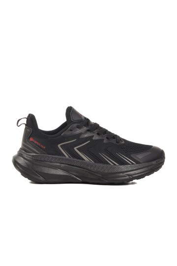Hammer Jack Siyah-Kırmızı Fileli Unisex Spor Ayakkabı