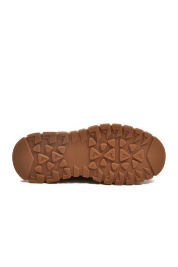 Kahve Nubuk Hakiki Deri Erkek Günlük Ayakkabı 25K550 M