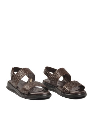 Kahve Hafif Erkek Sandalet PC-7334 M