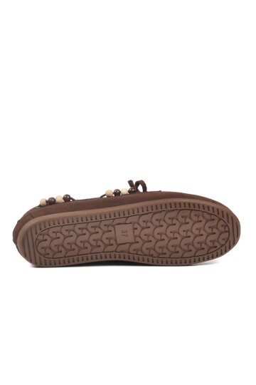 Kahve Süet Kadın Babet 572489 Z