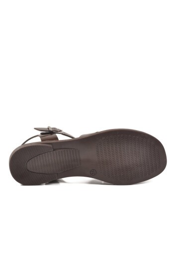 Kahve Hafif Slingback Kadın Terlik 335335 Z