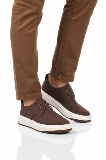Kahve Tekstil Erkek Casual Ayakkabı 486 M