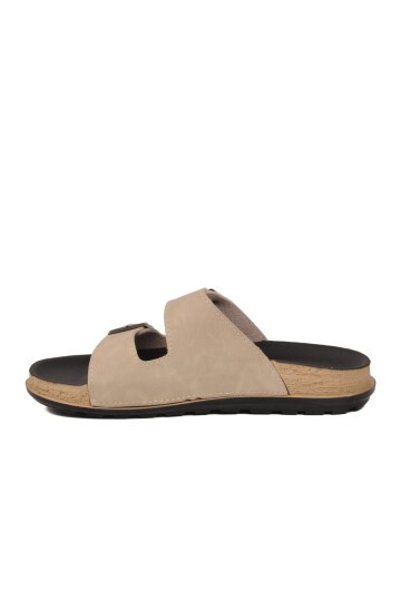 Krem Kadın Terlik PC-7428 Z