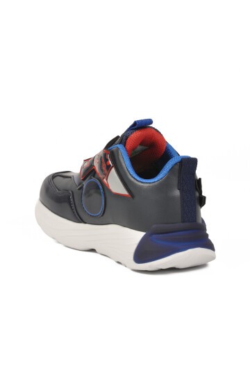 Lacivert-Kırmızı Çocuk Spor Ayakkabı 2044 P