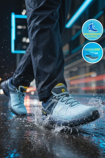 Lacivert Su Geçirmez Erkek Outdoor Ayakkabı PCI-11625 M