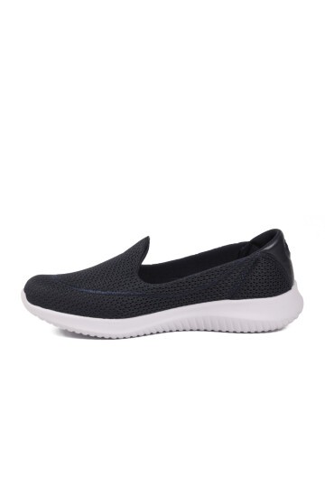 Lacivert Tekstil Hafif Esnek Kadın Spor Ayakkabı PC-30168 Z
