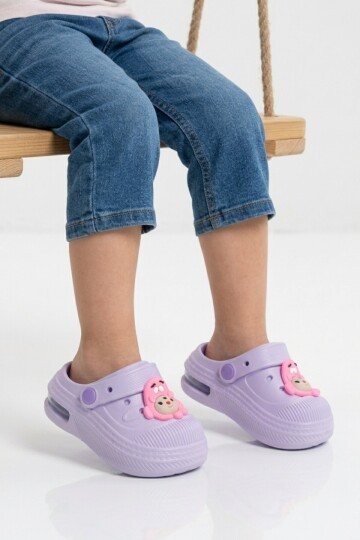 Lila Hafif Çocuk Terlik 2316 B-P