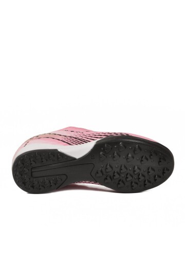 Pembe-Siyah Misina Bağcıklı Unisex Spor Ayakkabı 620 F Halısaha