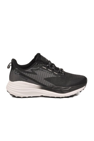 Siyah Beyaz Memory Foarm Hafif Unisex Spor Ayakkabı B25RA162 G
