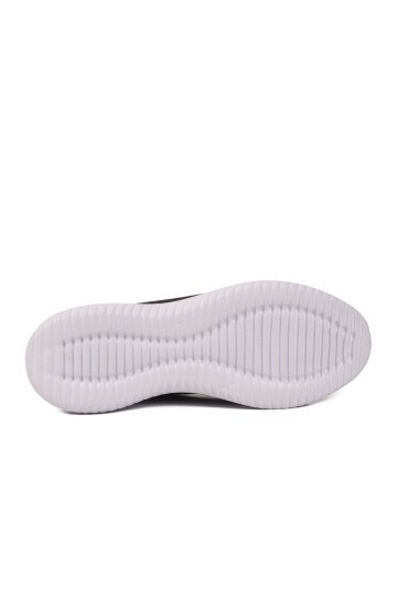 Siyah-Beyaz Tekstil Hafif Esnek Kadın Spor Ayakkabı PC-30168 Z