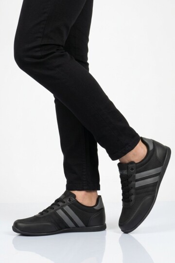 Siyah-Füme ComfortSole Taban Erkek Sneaker BST-2086 M