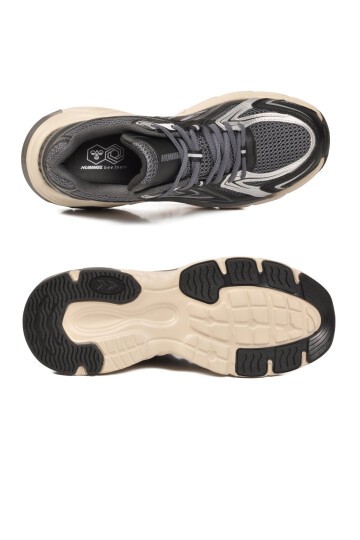 Siyah-Gri Tekstil Unisex Spor Ayakkabı 900794 Hml 700
