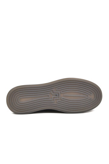 Siyah Hakiki Deri Erkek Günlük Ayakkabı 152-15808 M