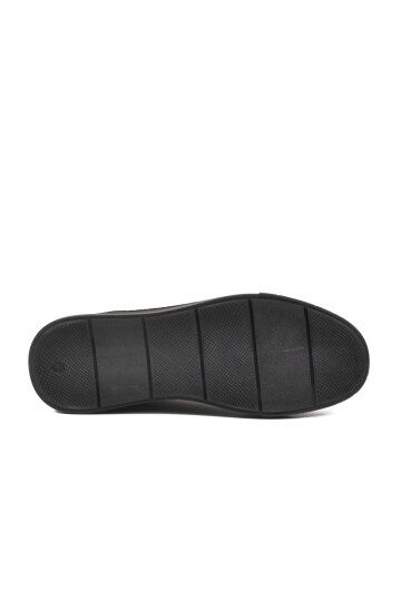 Siyah Hakiki Deri Erkek Günlük Ayakkabı Marcorossi 152-20541 M