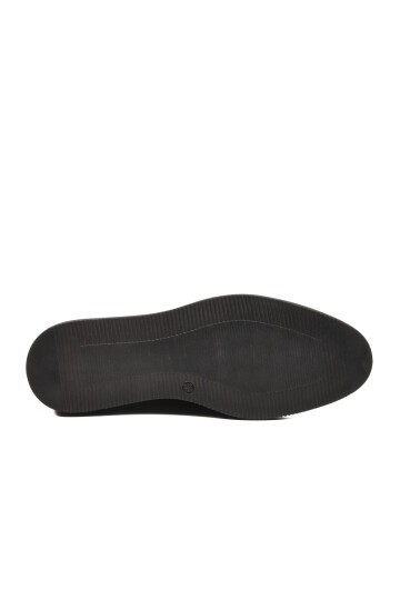 Siyah Rugan Hakiki Deri Erkek Günlük Ayakkabı 623 M