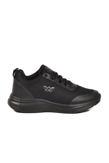 Siyah Tekstil Hafif Unisex Spor Ayakkabı 26111 Pete G