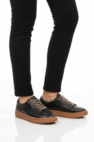 Siyah Kadın Günlük Ayakkabı PC-55071 Z