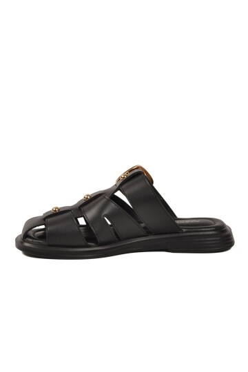 Siyah Slingback Kadın Terlik 322224 Z