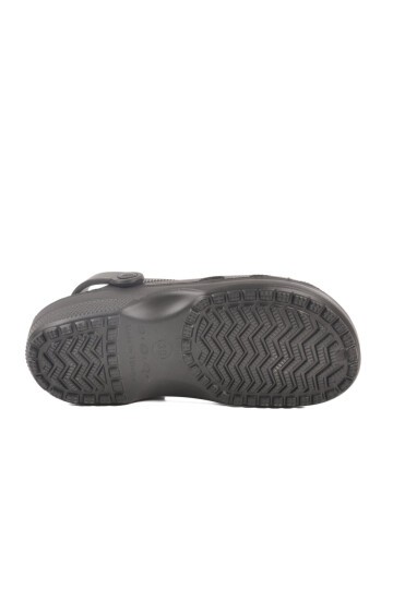 Siyah Suni Deri Unisex Terlik 606 Z