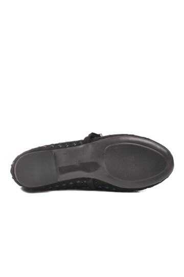 Siyah Hafif Tekstil Kadın Babet 335384 Z