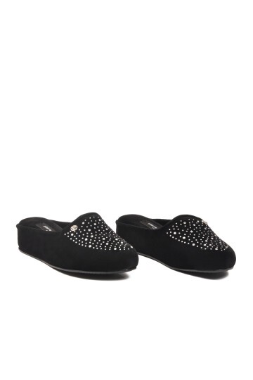 Siyah Kadın Ev Terliği PC-55369 Z