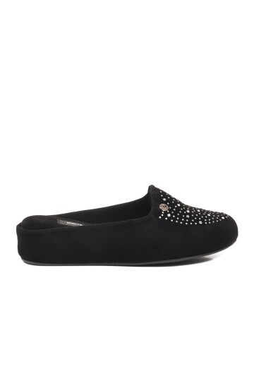 Siyah Kadın Ev Terliği PC-55369 Z