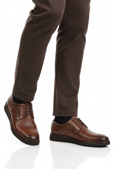 Taba Hakiki Deri Erkek Günlük Ayakkabı 3264 M