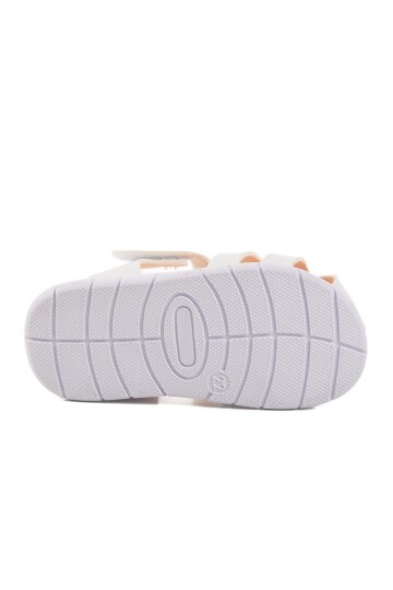 Beyaz Cırtlı Unisex Çocuk Sandalet BN-1245 B