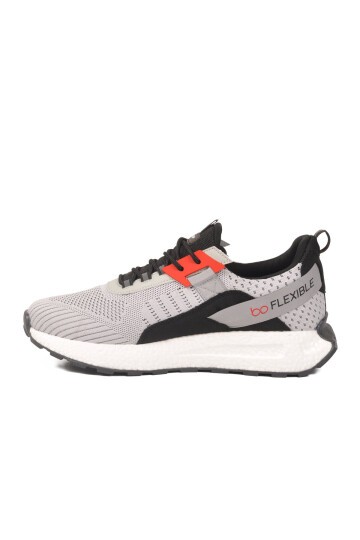 Buz-Gri Triko Erkek Spor Ayakkabı Bst-654 M