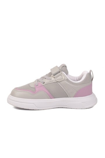 Buz-Lila Hafif Cırtlı Kız Çocuk Spor Ayakkabı 026 F