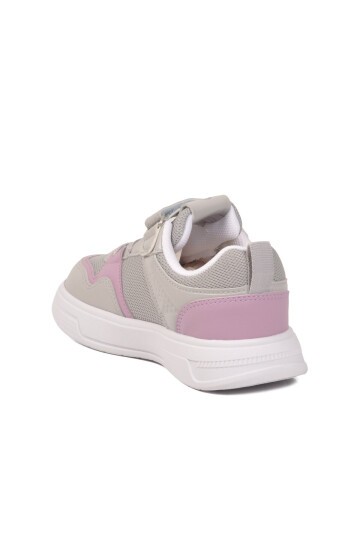 Buz-Lila Hafif Cırtlı Kız Çocuk Spor Ayakkabı 026 F