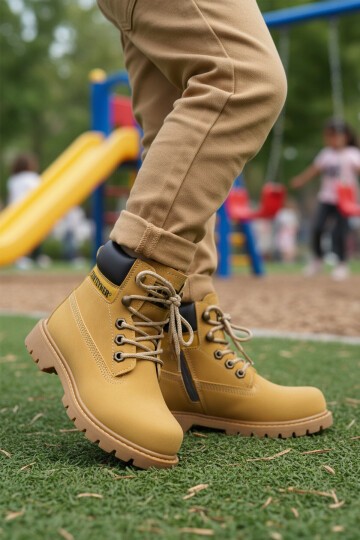 Camel Nubuk Bağcıklı Unisex Bot 921 F